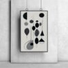 Boho abstract black tones
