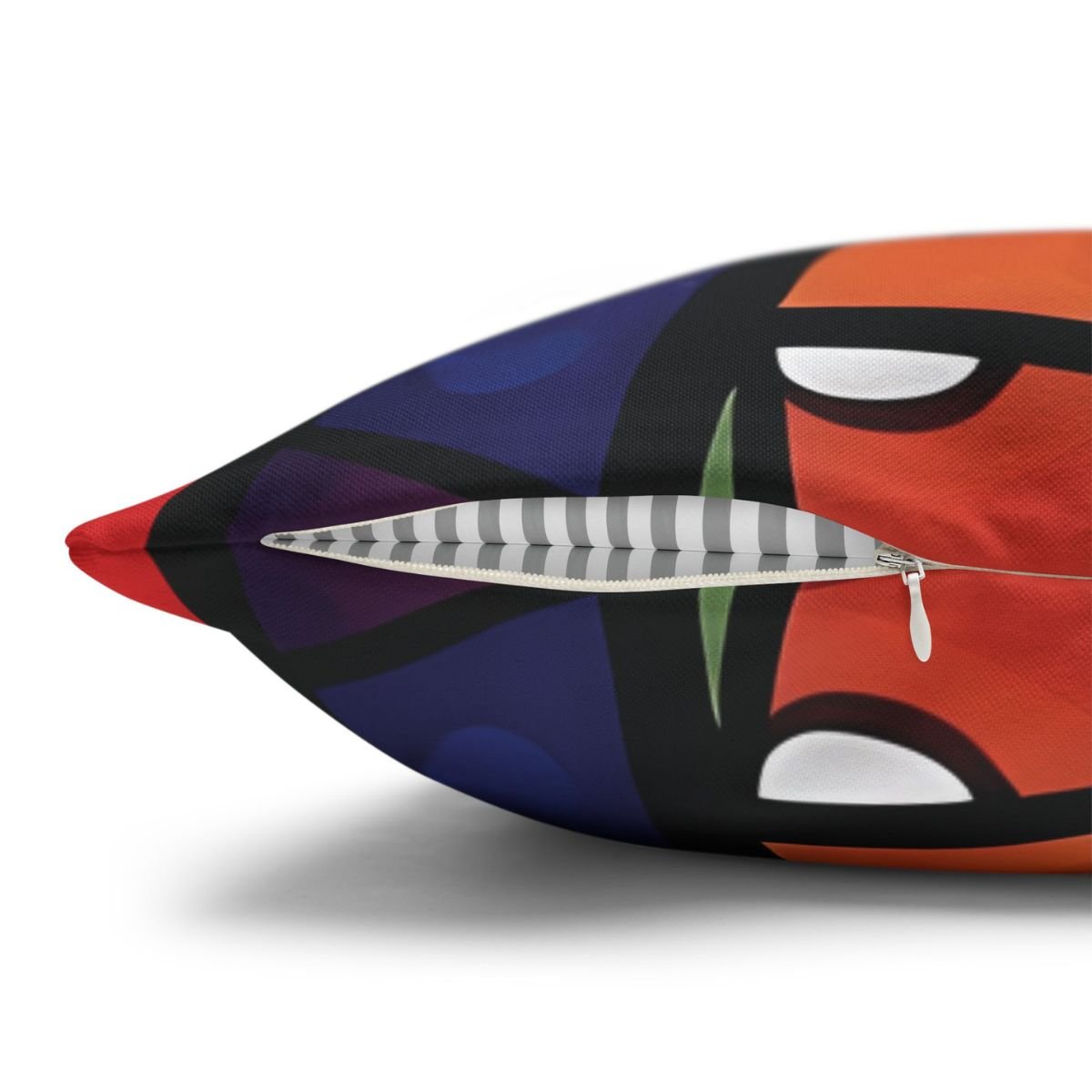 Square Pillowcase, Joyful Cubism Cat I - Image 4